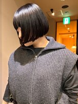 ヴヴ(Bub)&nbsp;髪質改善トリートメント 艶髪 ショートボブ グレージュカラー