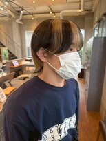 マザー メンズサロン 下北沢(MOTHER men's salon) デザインカラー × マッシュウルフ