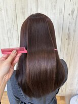 ヘアリゾート リノ(Hair resort Lino) ミネコラトリートメント×ピンクブラウン