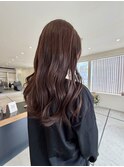 ピンクブラウンヘアー