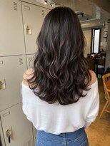 エインアンリー 明治神宮前(AIN.ANLY.)&nbsp;ミディアムパーマ、ミディアムパーマゆるめ、ニュアンスパーマ