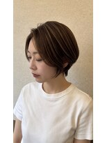 エスドットブルーム 梅田店(S.BROOM) ハイライトショート グレージュ