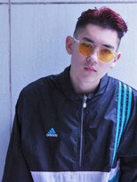 ガズル ハラジュク(GUZZLE HARAJUKU)&nbsp;七三セミウエットローズレッドスタイル