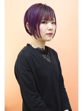 マーシー(MAAAAAC) 【MERCY】ダークバイオレットショート