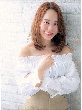 ソア 武蔵小杉(SOAR) 大人かわいい無造作カールとデザインカラー小顔ボブディ