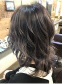 ウルフ×ハイライトグラデーション