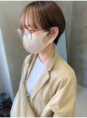 フェイスフレーミング、ワイドバング、マッシュショート