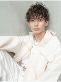 ソフトツーブロック/刈り上げ/センターパート/ツイスト/ビジネス