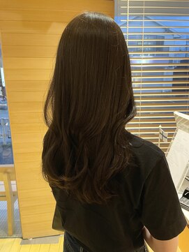 オーガニックエコ 川越(organic+eco) セミロング×オリーブグレージュ