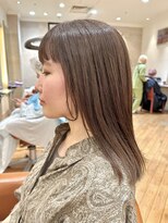 ビュートリアム265(BEAUTRIUM 265) 銀座/ボブ/ロブ/ベージュ/外はね/ブリーチなし/ストレートヘア