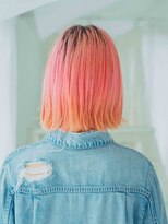 ロッソ 五反野店(Rosso)&nbsp;切りっぱなしボブ×コットンキャンディーピンク[五反野]