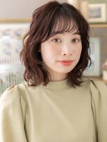 カバーヘア ブリス 川口(COVER HAIR bliss)&nbsp;フレンチカジュアル小顔くびれレイヤーウルフa川口20代30代40代