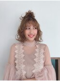 短くてもできる！ハーフアップ♪結婚式 二次会 お呼ばれヘア