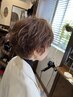 【郁哉＆夏希指名限定★】小顔ショートカット似合わせパーマ＋頭皮洗浄