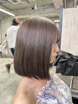 ラフィット 香椎(lafit)&nbsp;ボブ秋カラーチョコレートブラウン透明感グレージュモカブラウン