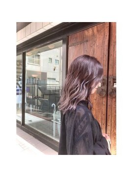 ランソ 成田店(RUNSO) ラベンダーグレージュハイライト