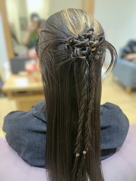 バイオレットジェム(Violet`jem) カチモリハーフアップお呼ばれヘア　YU-11