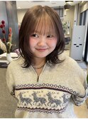 顔まわりデザインと前髪インナー