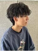 マッシュウルフ波巻きスパイラルパーマツイストスパイラルパーマ