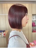 タッセルボブ/ブリーチなし暖色カラー【柏・柏駅】