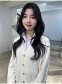 ウェーブミディアム似合わせカット韓国レイヤー吉祥寺