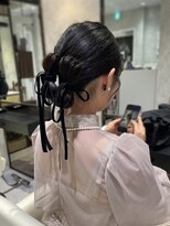 ルミュドゥプレシャス(LEMIEUX de precious) リボンヘアアレンジ