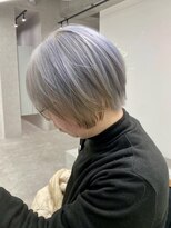 ヘアサロン ドット トウキョウ カラー 町田店(hair salon dot. tokyo color) ホワイトブロンド/外ハネボブ/ブルーブラック/ワイドバング/町田