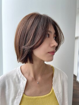 ザック ヴィ(ZACC  vie) 顔周りレイヤー　ボブ　ナチュラル