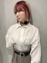 ペレ アネックス 大阪梅田茶屋町店(PELE ANNEX)&nbsp;くびれヘア/アプリコットオレンジ/ハイライトカラー/梅田