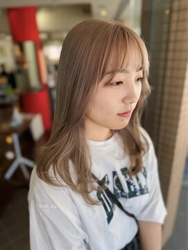 ヘアースペースブルーム プリュス 石橋店(HAIR SPACE BLOOM plus) 石橋/ベージュカラー/ケアブリーチ/レイヤーカット/髪質改善