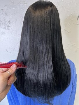 コンティロミー(CONTI ROMMY.) ツヤ髪トリートメント髪質改善ロング黒髪モード20代～50代☆