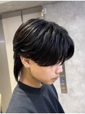 毛流れニュアンスパーマセンターパート &nbsp;h