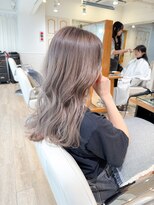 ネオリーブ チロル 横浜西口店(Neolive CiroL.)&nbsp;ホワイトミルクティー/デザインカラー/ブリーチ【横浜】k