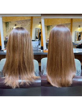 リリアン(Ririan) 【橋本】うる髪フルカラー+自社製品髪質改善トリートメント