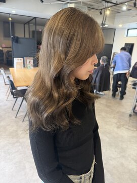 ナンバー(number+) 20代30代40代大人可愛いアッシュグレージュダブルカラー