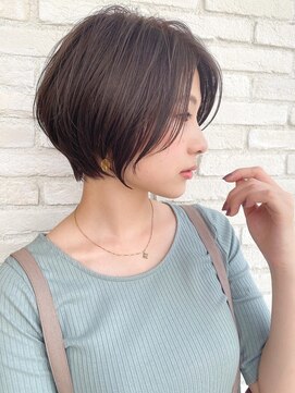 ロンド 表参道店(Lond) 綺麗な丸みショートボブ