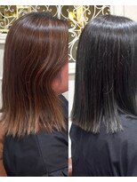 フレームプラス 天王寺あべの店(FRAME+)&nbsp;白髪ぼかしハイライトカラー/グレー/天王寺