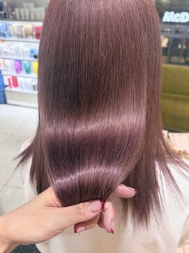 モア 下通店(MORE) sheer mauve brown／ブリーチ／淡めハイトーン
