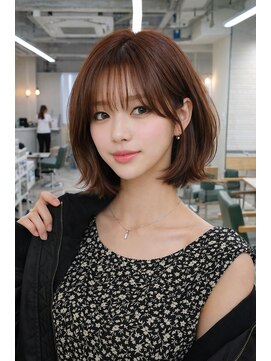スタイル 成城学園前(STYLE) 韓国風大人ショートボブ　シースルーバング　タンバルモリ