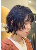 大人ガーリー/レイヤーショート/前髪白髪/20代30代40代50代/大宮