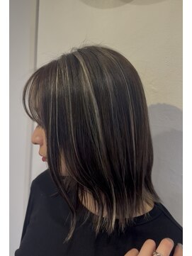 クレア 茅ヶ崎(CREA) コントラストハイライト/白髪ぼかし/細めハイライト