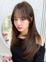 ミリバイアフロート(MIRI by AFLOAT)&nbsp;【島田佑】上品なレイヤーカットグレージュ顔周りカット