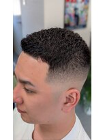 フォーロバーバー(FouroBarber)&nbsp;スキンフェード×濡れパン