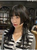 ステップウルフカットロングハッシュカット