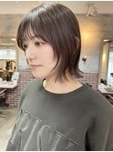 シアーアッシュベージュボブ