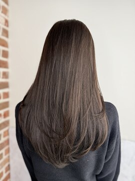 エニー 栄(Any) 韓国レイヤー×オリーブグレージュ