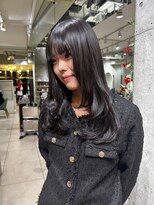 フォルテ 横浜店(FORTE)&nbsp;ダークブルー/顔周りカット/髪質改善/韓国風