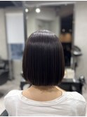  &nbsp;&nbsp;&nbsp;柔らか質感の縮毛矯正ボブ【平塚】