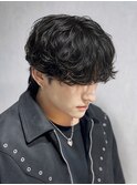 シャドウパーマ　韓国風パーマ　ルーズパーマ