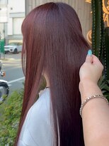 ヘアプレイスソル (HAIR PLACE SoL)&nbsp;透明感カラー/艶髪/バイオレットブラウン/ロング